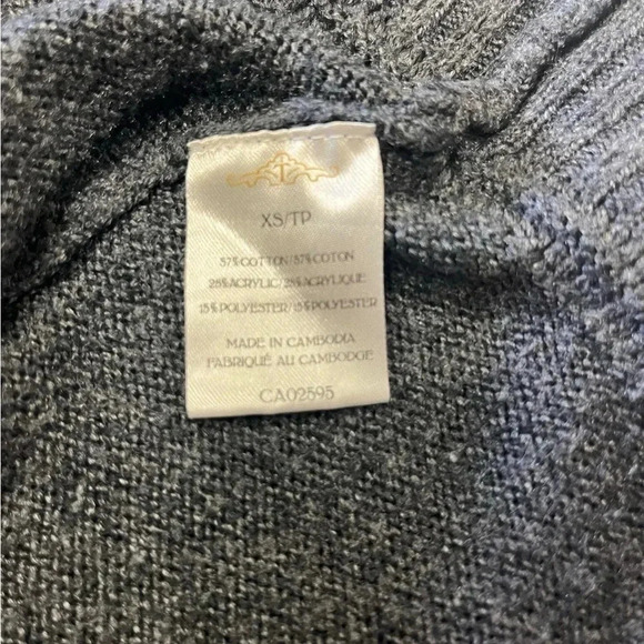 Temperance Grey Open Knit Cardigan Size XS - Picture 9 of 10